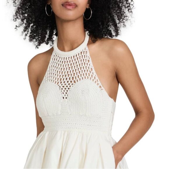 NWT A.L.C. Salines Dress White Size 6 - Picture 3 of 15